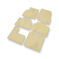 Velours automatten voor Mitsubishi Grandis (2003-2011) - beige