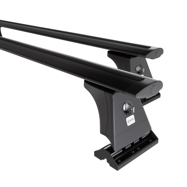 Basisrek voor het autodak voor Kia Ceed Hatchback (2007-2011) - zwart Imperiaal - bevestigingspunten - Aluminium