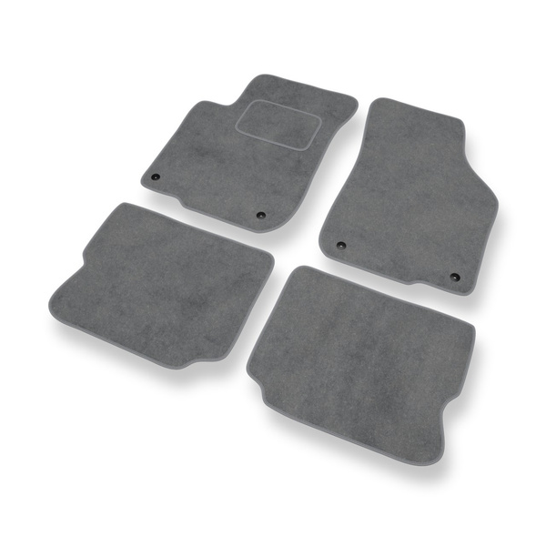 Velours automatten voor Seat Leon I Hatchback (1998-2006) - grijs
