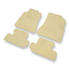 Velours automatten voor Ford Mustang VI (2014-....) - beige