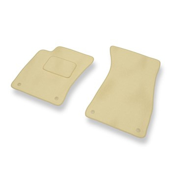 Velours automatten voor Audi A8 II D3 Limousine (2002-2010) - beige