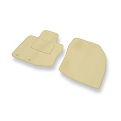 Velours automatten voor Honda Civic VIII Coupé, Hatchback, Sedan (2006-2011) 3 deuren, 5 deuren - beige
