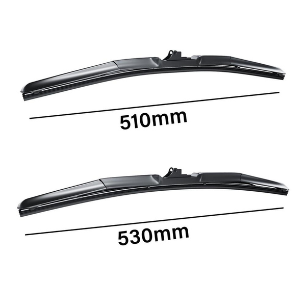 Auto ruitenwissers op de voorruit voor Saab 900 II Hatchback, Cabriolet (1993-1998) - hybride bladen