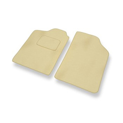 Velours automatten voor Renault Clio I Hatchback (1990-1998) - beige