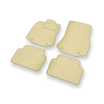 Velours automatten voor Jaguar XF I Sedan, Sportbrake (2008-2015) - beige