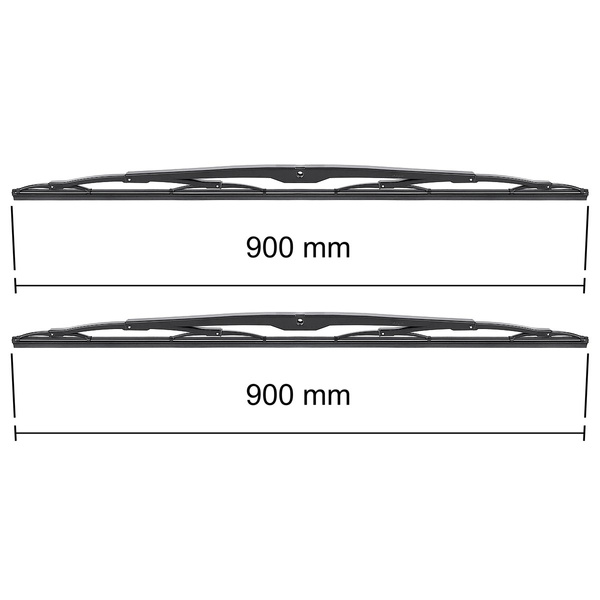 Auto ruitenwissers op de voorruit voor Van Hool A309 Bus (2004-2019) - standaard bladen