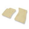 Velours automatten voor Audi A8 II D3 Limousine (2002-2010) - beige