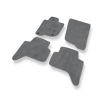 Velours automatten voor Mitsubishi L200 IV (2006-2015) - grijs