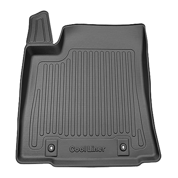 Set kofferbakmat en automatten TPE PREMIUM op maat gemaakt voor: Hyundai Kona II SUV (04.2023-....) - bovenste bagageruimte; de schuifvloer in de hoogste stand; met en zonder subwoofer