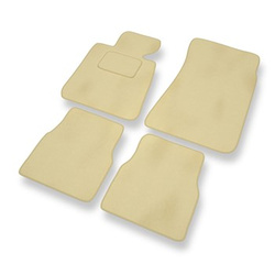 Velours automatten voor BMW 3 M3 I E30 Coupé, Cabriolet, Limousine, Touring (1985-1992) - beige