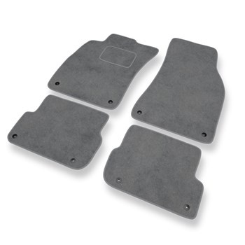 Velours automatten voor Audi A6 III C6 FL (2006-2011) - grijs