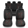 Een set universele autohoezen voor Citroen C6 (2005-2012) - UNE-RD