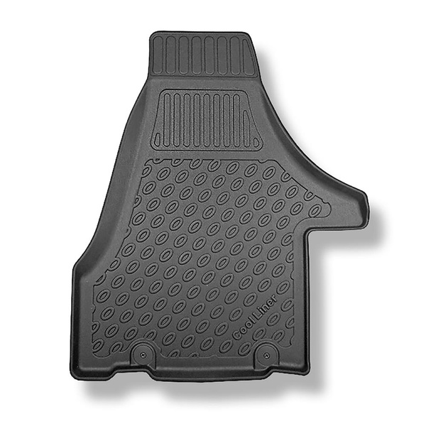 Set kofferbakmat en automatten TPE PREMIUM op maat gemaakt voor: Volkswagen Multivan T6, T6.1 Bestelwagen (06.2015-2021) - korte wielbasis; achter de derde zitrij; tapijt maat 124 cm breed x 56 cm lang