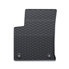 Rubberen matten voor de Opel Crossland X SUV (2017-2021) - zwart - 4 stuks