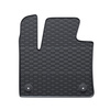 Rubberen matten voor de Opel Grandland X SUV (2017-2021) - zwart - 4 stuks