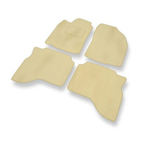 Velours automatten voor Mitsubishi Pajero Sport I (1996-2008) - beige