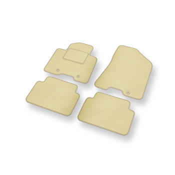 Velours automatten voor Kia Sportage IV SUV (2016-2021) - beige