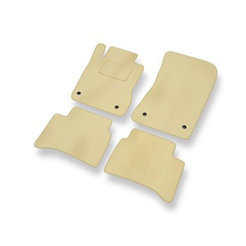 Velours automatten voor Mercedes-Benz CLS W219 (2004-2010) - beige