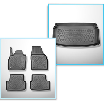 Set kofferbakmat en automatten TPE PREMIUM op maat gemaakt voor: Audi A1 GB Spor