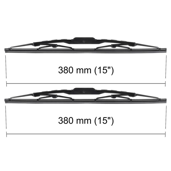 Auto ruitenwissers op de voorruit voor Fiat Fiorino II Pick-Up, Bestelwagen (1980-2007) - standaard bladen
