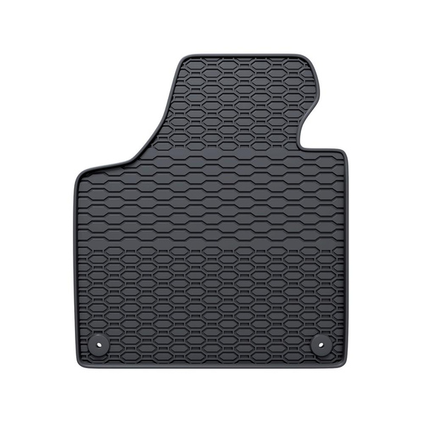 Rubberen matten voor de Audi A3 8P Hatchback, Sportback (2003-2012) - zwart - 4 stuks