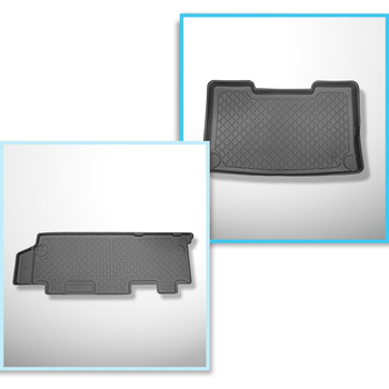 Set kofferbakmat en automatten TPE op maat gemaakt voor: Volkswagen Caravelle T5