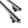 Basisrek voor het autodak voor Mitsubishi Pajero Sport SUV (2016-....) - zilver Imperiaal - geïntegreerde railing - Aluminium