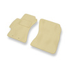 Velours automatten voor Subaru Impreza III Hatchback, Sedan (2007-2011) - beige