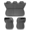 Een set universele autohoezen voor Fiat Bravo I, II (1995-2015) - PG-2