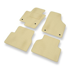 Velours automatten voor Volkswagen Tiguan SUV (2007-2016) - beige