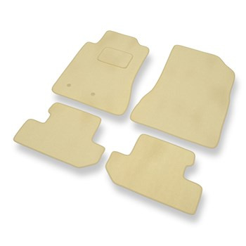 Velours automatten voor Ford Mustang VI Coupé, Cabriolet (2014-2023) - beige
