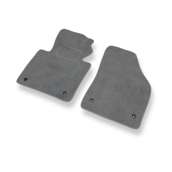 Velours automatten voor Volkswagen Touran I MPV (2003-2010) - grijs