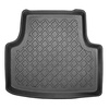 Set kofferbakmat en automatten TPE op maat gemaakt voor: Skoda Octavia III 5E Crossover (05.2013-05.2020) - bovenste bagageruimte; multifunctionele vloer in de hoogste stand