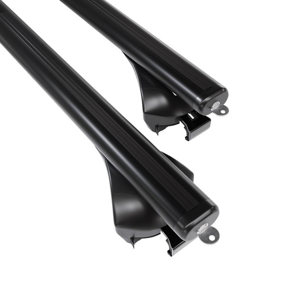 Basisrek voor het autodak voor Seat Arona Crossover (2017-....) - zwart Imperiaal - geïntegreerde railing - Aluminium