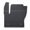Rubberen matten voor de Ford Kuga II SUV (2012-2019) - zwart - 4 stuks