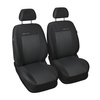 Op maat gemaakte hoezen voor Citroen Berlingo II Bestelwagen (2008-2018) alleen de voorstoelen - twee enkele stoelen - pasvorm autostoelhoezen - autostoelbeschermer set - E3