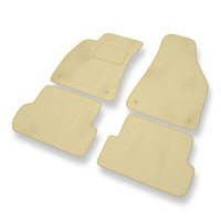 Velours automatten voor Audi A4 III B7 (2004-2008) - beige