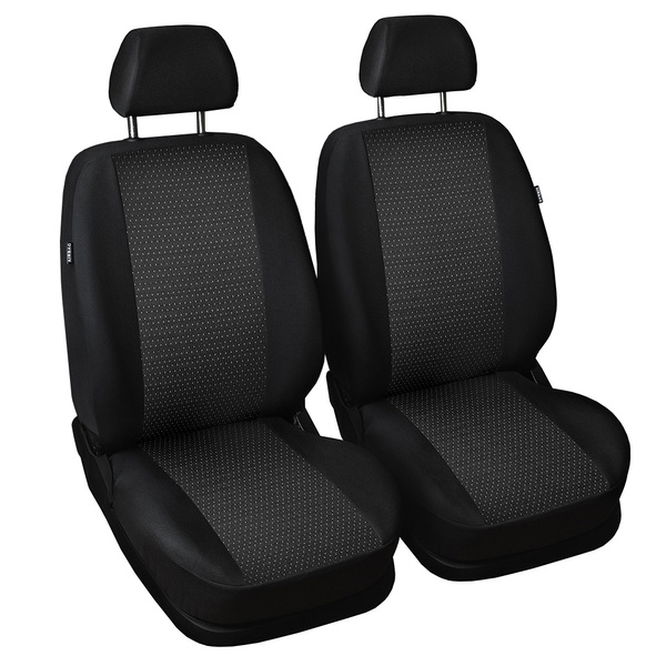 Op maat gemaakte hoezen voor Citroen Berlingo II Bestelwagen (2008-2018) alleen de voorstoelen - twee enkele stoelen - pasvorm autostoelhoezen - autostoelbeschermer set - R1