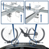 Aluminium fietsdrager voor op het autodak - 3xM-08