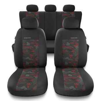 Een set universele autohoezen voor Fiat Doblo I, II, III, IV (2000-2019) - UNE-RD