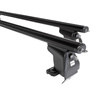 Basisrek voor het autodak voor Citroen DS4 Hatchback (2011-2018) - zwart Imperiaal - zonder bevestigingsmateriaal - Aluminium