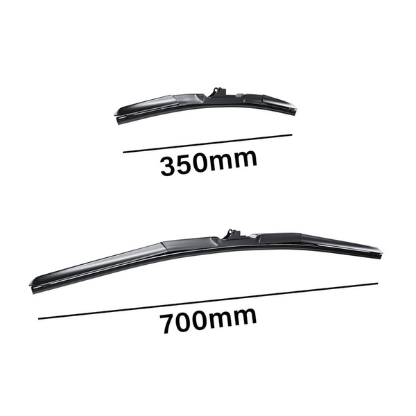 Auto ruitenwissers op de voorruit voor Ford Transit Courier Bestelwagen (04.2014-....) - hybride bladen