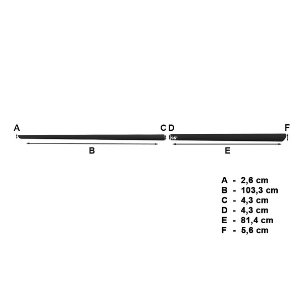 Zwarte zijlijsten voor BMW 5 E61/E60 Touring, Limousine (2003-2009)