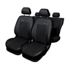 Op maat gemaakte hoezen voor Seat Toledo III Hatchback (2004-2009) - pasvorm autostoelhoezen - autostoelbeschermer set - zwart