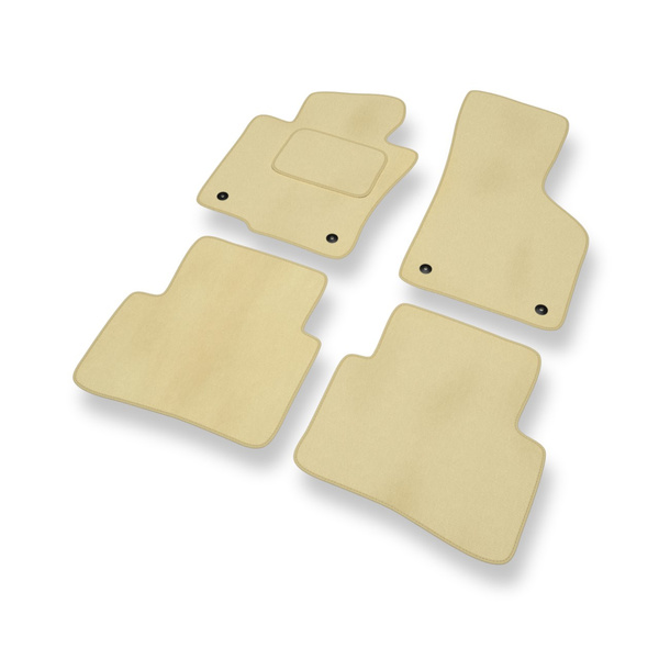 Velours automatten voor Volkswagen Passat B7 Sedan, Variant (2010-2014) - beige
