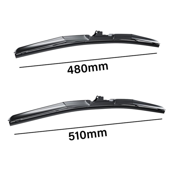 Auto ruitenwissers op de voorruit voor Toyota MR2 Coupé (1989-05.2006) - hybride bladen