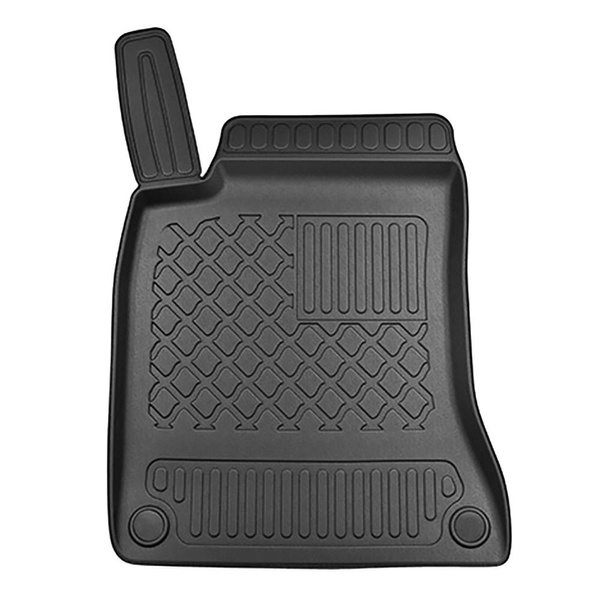 Set kofferbakmat en automatten TPE op maat gemaakt voor: Mercedes-Benz B Klas W246, W247 Sports Tourer (10.2011-12.2018) - bovenste bagageruimte; met dubbele laadvloer (met EASY VARIO PLUS SYSTEM (vlakke laadvloer)); niet van Plug-in Hybrid