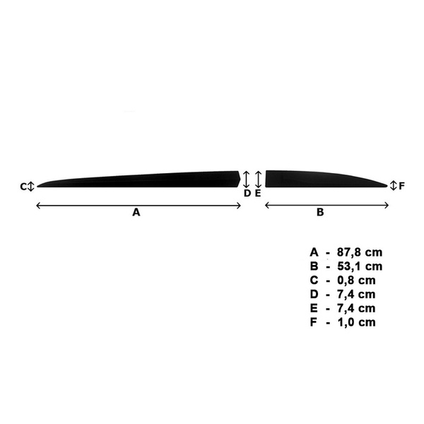 Zwarte zijlijsten voor Hyundai i10 Hatchback (2020-....)