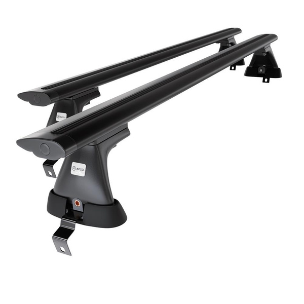 Basisrek voor het autodak voor Renault Talisman Sedan (2016-2022) - zwart Imperiaal - zonder bevestigingsmateriaal - Aluminium