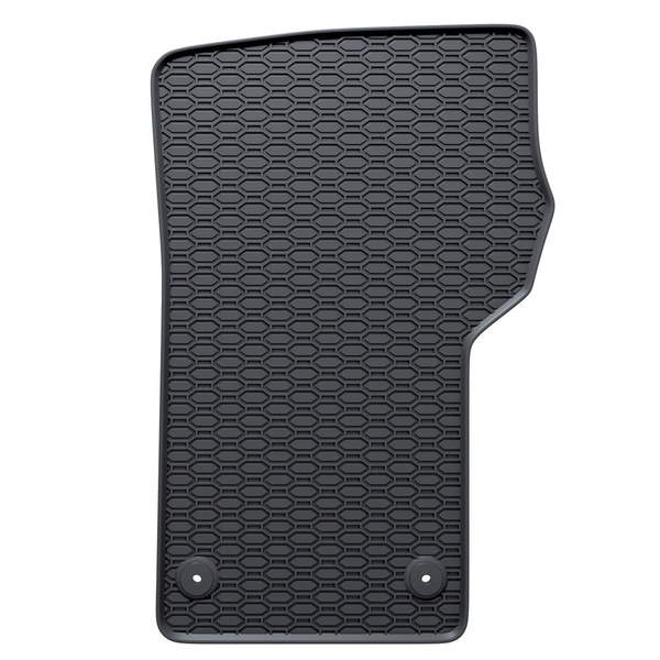 Rubberen matten voor de Volkswagen Crafter II Bestelwagen (2017-....) - zwart - 2 stuks